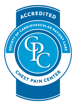 Accredited chest pain center